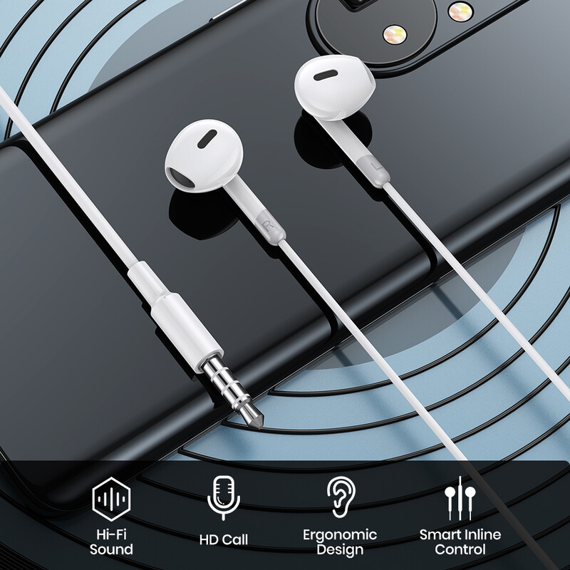 3,5 mm-es fülhallgatós audio vezetékes, fülbe helyezhető fejhallgató mikrofonos fülhallgatóval mobiltelefonhoz/asztali számítógéphez/laptophoz/születésnapi/húsvéti/Presidents Da