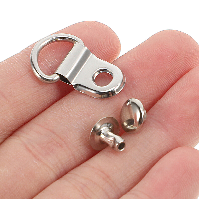 30 rinkinių „pasidaryk pats“ karabinų rankinės mygtukai, priedai, daugkartinio naudojimo sagčių įrankiai, patvarūs batai žygiams pėsčiomis, nerūdijančio plieno sagtys