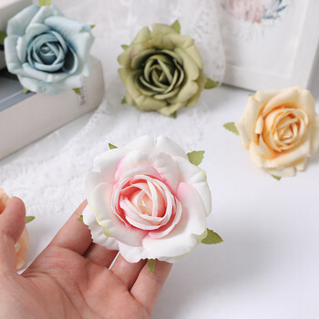 5/10 τεμ. 7cm Silk Rose Artificial Flower Μεταξωτό Διακόσμηση Δωματίου για Νύφες Γάμου Διακόσμηση DIY Craft Gift Accessories