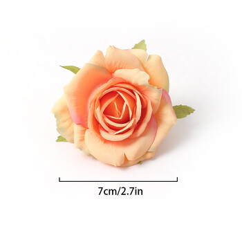 5/10 τεμ. 7cm Silk Rose Artificial Flower Μεταξωτό Διακόσμηση Δωματίου για Νύφες Γάμου Διακόσμηση DIY Craft Gift Accessories