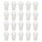 Šalica za piće Prozirne šalice za kavu Poklopci Prozirno pakiranje pića Jednokratna plastična ambalaža za hladne trbušne mišiće Dijete Za zabavu