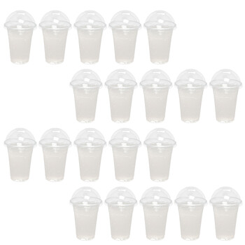 Drink Juice Cup Clear Coffee Cups Καπάκια Διαφανής Συσκευασία ποτών Μίας χρήσης Πλαστικό Cold Abs Πακέτο Παιδί για πάρτι