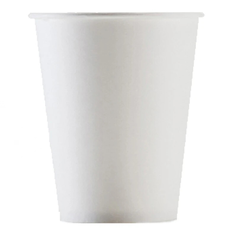 100 ks/balenie 250 ml čisto bielych papierových pohárov, jednorazové poháre na kávu, čaj a mlieko, párty potreby na pitie