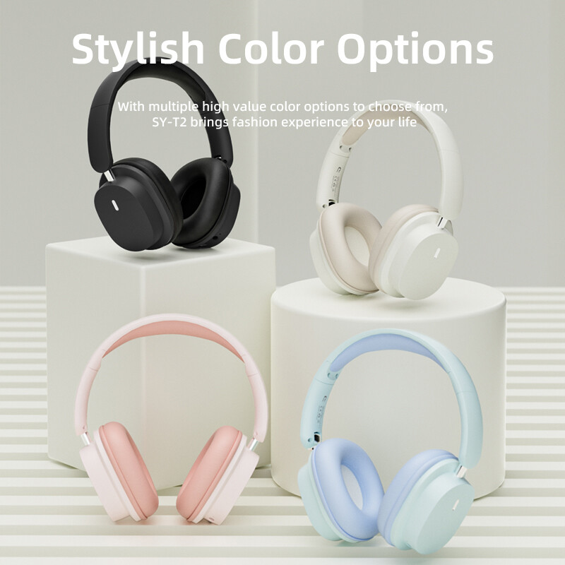 Originálne Bluetooth slúchadlá SY-T2 Vysokokvalitné bezdrôtové mikrofónové káblové slúchadlá s redukciou hluku pre hráčov