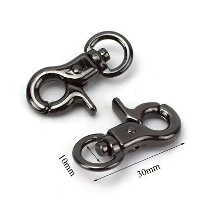 10/20 vnt Metalinių omarų, besisukančių sagčių karabino kablio gaiduko užsegimas O žiedo maišelio dirželis, rankinės kabykla, „pasidaryk pats“ siuvimo priedai