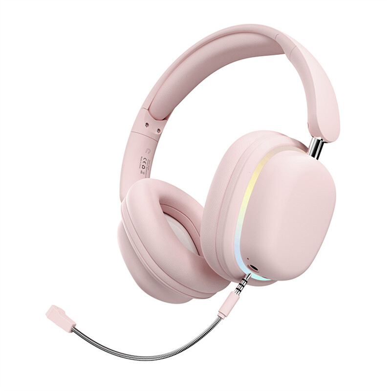 T3 bezvadu austiņas trokšņu slāpēšanas ausu uzgaļi, ilgāks atskaņošanas laiks, salokāmas apgaismojuma austiņas mobilajam tālrunim datora klēpjdatoram