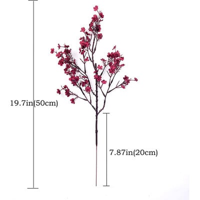Svadobná dekorácia Domáca kytica Falošný kvet Lacné viacfarebné umelé kvety Sakura Detský dych Falošné kvety DIY