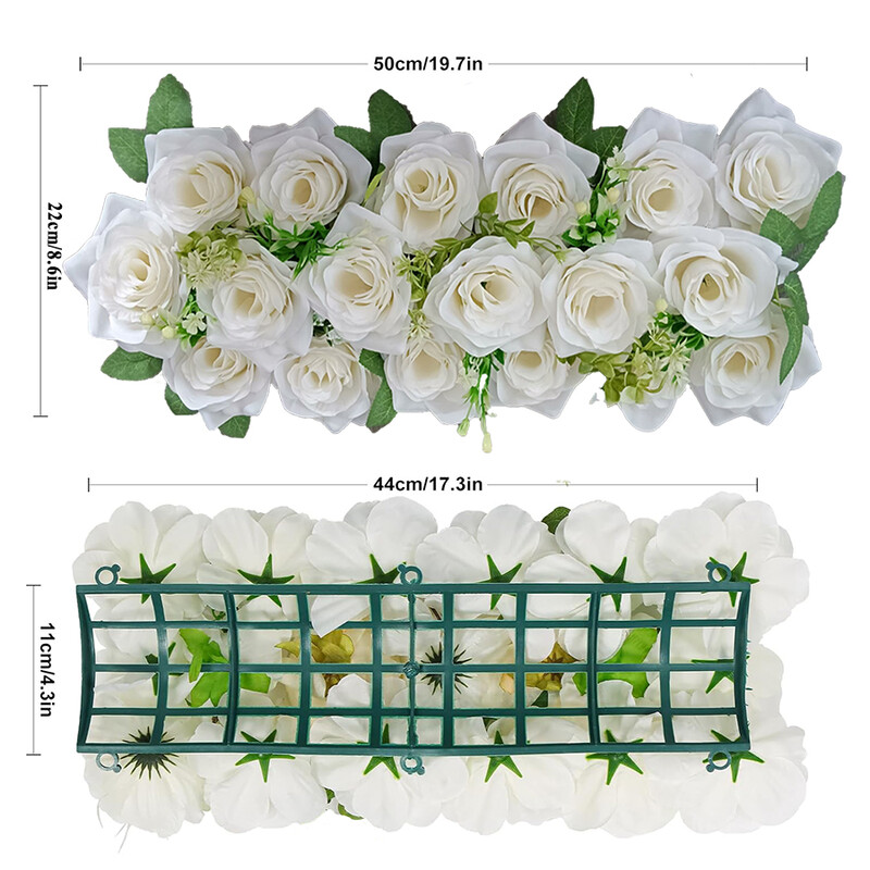 Dirbtinių gėlių arka Gėlių eilės dekoravimas Vestuvių priėmimas Gėlėtas centrinis valgomojo stalo stalo bėgikas Svetainės banketas