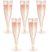 Plastikinės šampano fleitos Vienkartinės šampano taurės Mimozos taurės akrilinės vestuvinės skrudinimo taurės vakarėlių kokteilių taurės