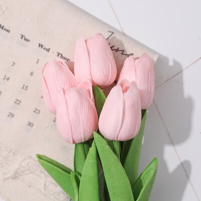 5/10 ks tulipánových kvetov umelá kytica tulipánov z PE peny umelý kvet na svadobný obrad dekorácia domáca záhradná kytica dekorácia