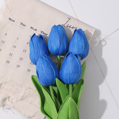 5/10 ks tulipánových kvetov umelá kytica tulipánov z PE peny umelý kvet na svadobný obrad dekorácia domáca záhradná kytica dekorácia