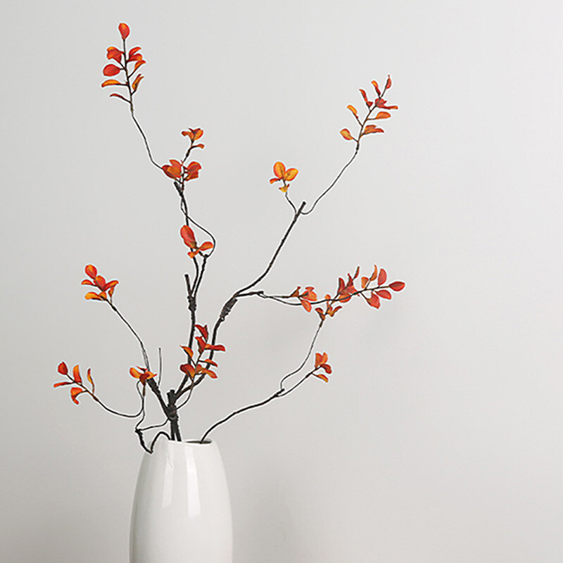 59/90 cm juharlevél ág mesterséges őszi levél csokor Hamis növény virágkötészet Esküvői dekoráció Nappali lakberendezés