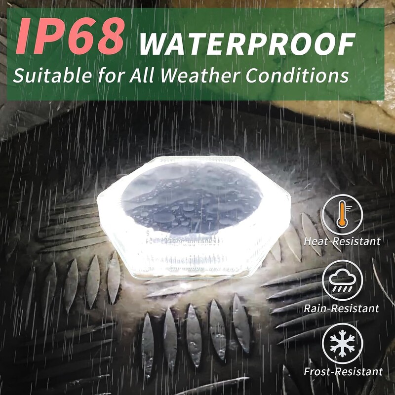 LED lauko denio šviestuvai saulės baterijų sodo laiptelių apšvietimas, atsparus vandeniui laiptams, kiemo takui, kiemo tvorai, sieninei lempai Kalėdų dekoravimui