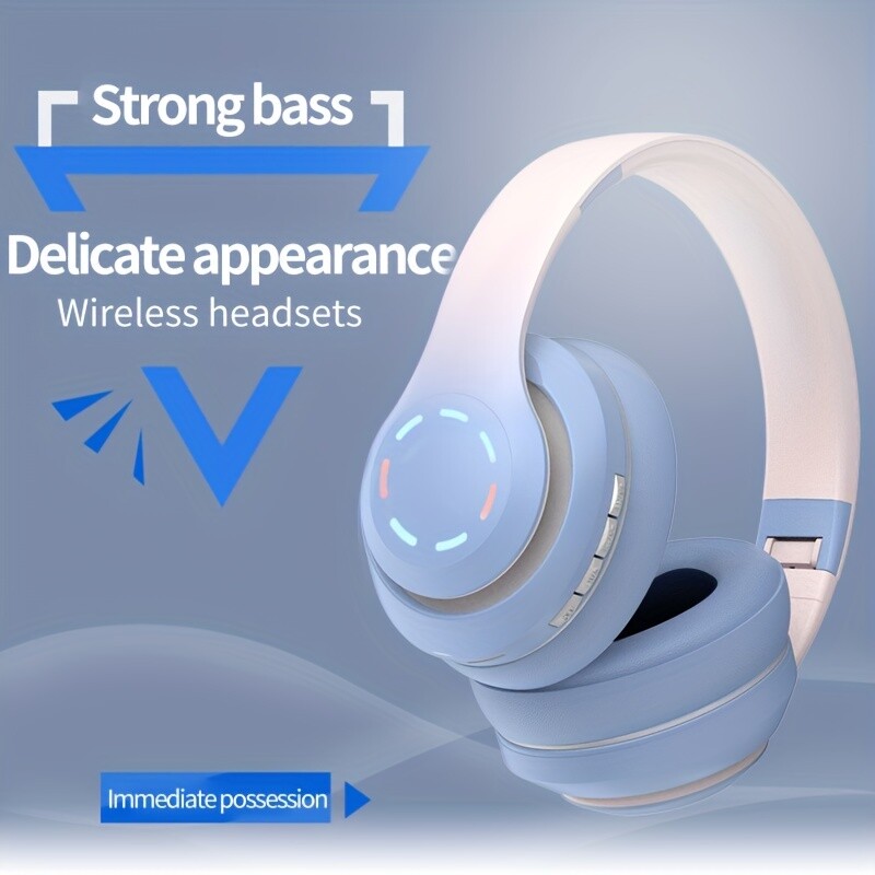 Juhtmevabad Bluetooth-kõrvaklapid mikrofoniga mürasummutavad kõrvaklapid Stereoheli kõrvaklapid Spordimängud Kõrvaklappide kingitus naistele