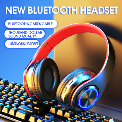 B39 Ακουστικά με ασύρματο Bluetooth Πολύχρωμο φως με δυνατότητα σύνδεσης με κάρτες Μουσική Movement Ακουστικό Bluetooth