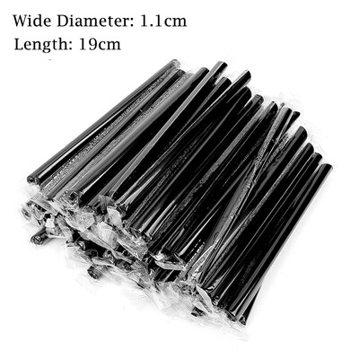 300 de buc. Paie de plastic de unică folosință colorate Paie late/subțiri de băut Suc de ceai de lapte Cocktail Paie de băutură Accesorii pentru bucătărie