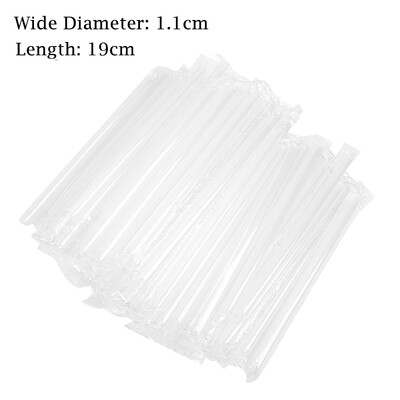 300 de buc. Paie de plastic de unică folosință colorate Paie late/subțiri de băut Suc de ceai de lapte Cocktail Paie de băutură Accesorii pentru bucătărie
