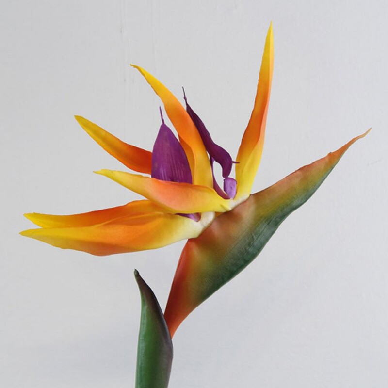 1 ks 80 cm kvet Vtáčí raj umelý kvet umelá rastlina Strelitzia Reginae svadobný obrad domáci hotelový stôl dekorácia