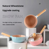 1vnt Mėlyna/Žalia/Balta neprideganti pieno puodas kūdikių maistui puodas sniego keptuvėje kepti ir kaitinti integruota indukcinė dujinė viryklė Universalus