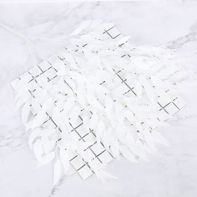 mākslīgās lapas pušķis viltus vītolu džungļi kāzu fona dekorēšana Ziemassvētku mākslīgie zaļumi vīnogulāju ballīte mājas dekors augs Ziemassvētki