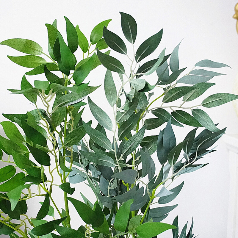 mākslīgās lapas pušķis viltus vītolu džungļi kāzu fona dekorēšana Ziemassvētku mākslīgie zaļumi vīnogulāju ballīte mājas dekors augs Ziemassvētki