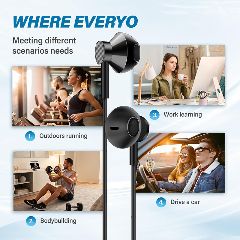 USB játék fejhallgató térhatású vezetékes fejhallgató mikrofonnal Zenei zajszűrő fülhallgató PC számítógéphez PS4 PS5 Laptop