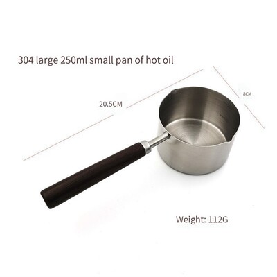 Nerūdijančio plieno universali indukcinė viryklė, mažas pieno puodas, nepridegantis, greitai paruošiamų makaronų puodas, viena rankena, buitinio maisto puodas