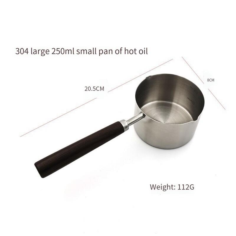 Nerūdijančio plieno universali indukcinė viryklė, mažas pieno puodas, nepridegantis, greitai paruošiamų makaronų puodas, viena rankena, buitinio maisto puodas