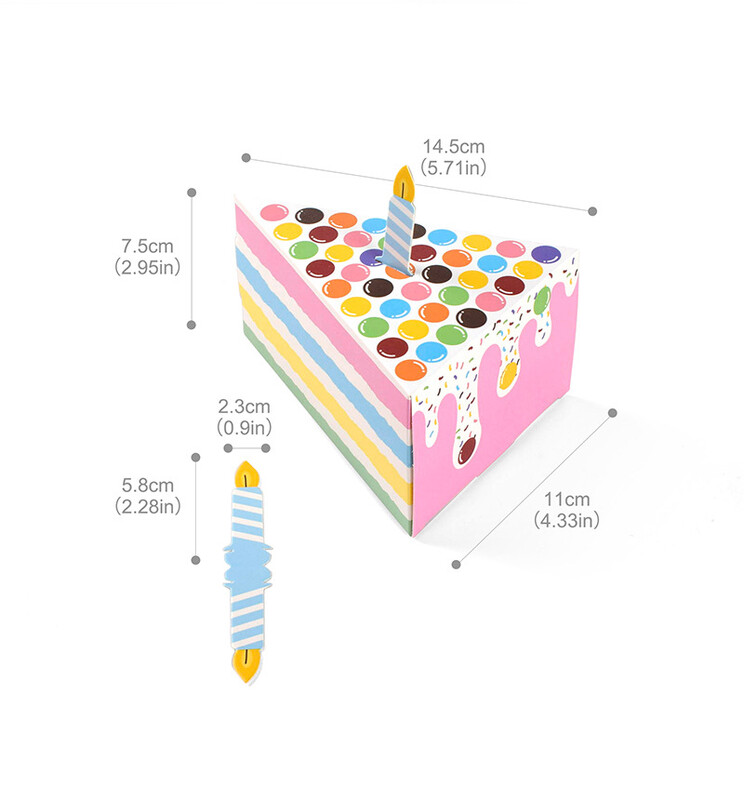 8 buc. Cutie de biscuiti pentru biscuiti in forma de tort roz Cutii de cadouri din hartie Favoruri de dus pentru bebelusi Tratament pentru copii, petrecere de aniversare, cutie de ambalare pentru desert