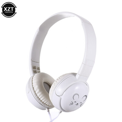 Roztomilé detské slúchadlá pre dievčatá s mikrofónom, 3,5 mm jack, 3D stereo hudobné káblové slúchadlá, hráčske mobilné telefóny, iPhone, notebooky, darček