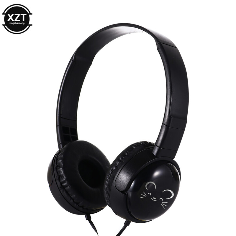 Roztomilé detské slúchadlá pre dievčatá s mikrofónom, 3,5 mm jack, 3D stereo hudobné káblové slúchadlá, hráčske mobilné telefóny, iPhone, notebooky, darček