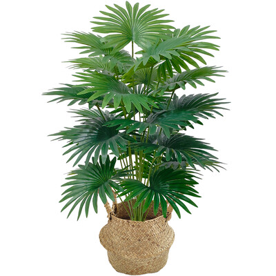 Simulare palmier camera de zi casa podea stil nordic bonsai studiu decor exterior flori false
