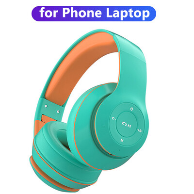 Căști fără fir Căști Bluetooth Căști stereo bas pliabile Suport player Mp3 TF pentru telefon mobil Laptop TV PS4 PS5