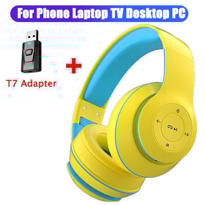 Căști fără fir Căști Bluetooth Căști stereo bas pliabile Suport player Mp3 TF pentru telefon mobil Laptop TV PS4 PS5