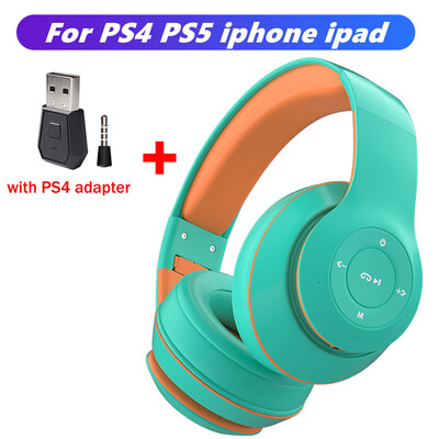 Căști fără fir Căști Bluetooth Căști stereo bas pliabile Suport player Mp3 TF pentru telefon mobil Laptop TV PS4 PS5