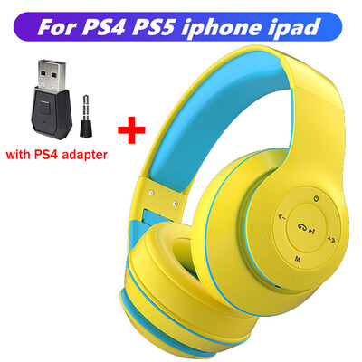 Căști fără fir Căști Bluetooth Căști stereo bas pliabile Suport player Mp3 TF pentru telefon mobil Laptop TV PS4 PS5