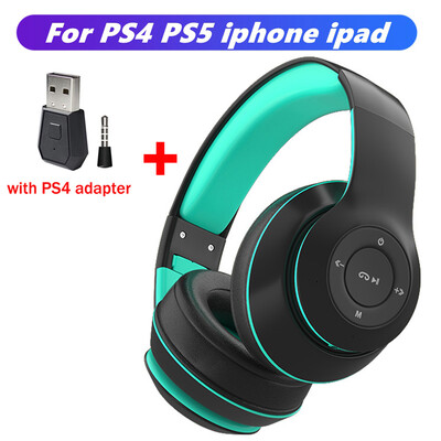 Căști fără fir Căști Bluetooth Căști stereo bas pliabile Suport player Mp3 TF pentru telefon mobil Laptop TV PS4 PS5