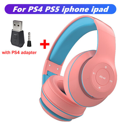 Căști fără fir Căști Bluetooth Căști stereo bas pliabile Suport player Mp3 TF pentru telefon mobil Laptop TV PS4 PS5