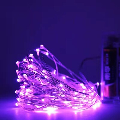 2M 5M 10M 30M LED svjetiljke na bakrenoj žici s bakrenom žicom i baterijom 30M Girlanda za vjenčanje Božićna svjetla Dekoracija