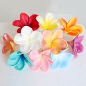20 buc. PU tulpini de flori de păr artificiale de plumeria, flori de frangipani la atingere reală, pentru centre de nuntă, accesorii bricolaj