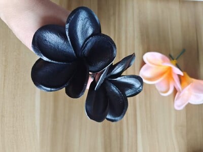 20 buc. PU tulpini de flori de păr artificiale de plumeria, flori de frangipani la atingere reală, pentru centre de nuntă, accesorii bricolaj