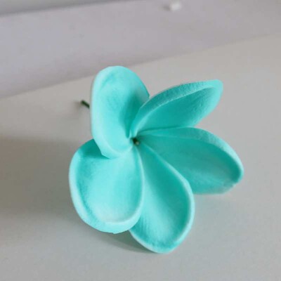 20 buc. PU tulpini de flori de păr artificiale de plumeria, flori de frangipani la atingere reală, pentru centre de nuntă, accesorii bricolaj