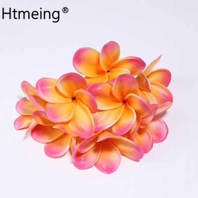 20 buc. PU tulpini de flori de păr artificiale de plumeria, flori de frangipani la atingere reală, pentru centre de nuntă, accesorii bricolaj
