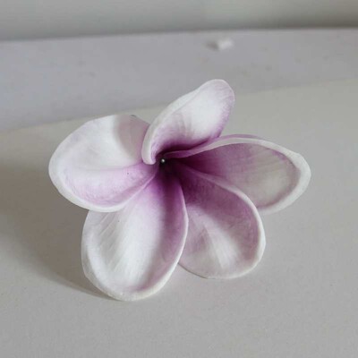 20 buc. PU tulpini de flori de păr artificiale de plumeria, flori de frangipani la atingere reală, pentru centre de nuntă, accesorii bricolaj