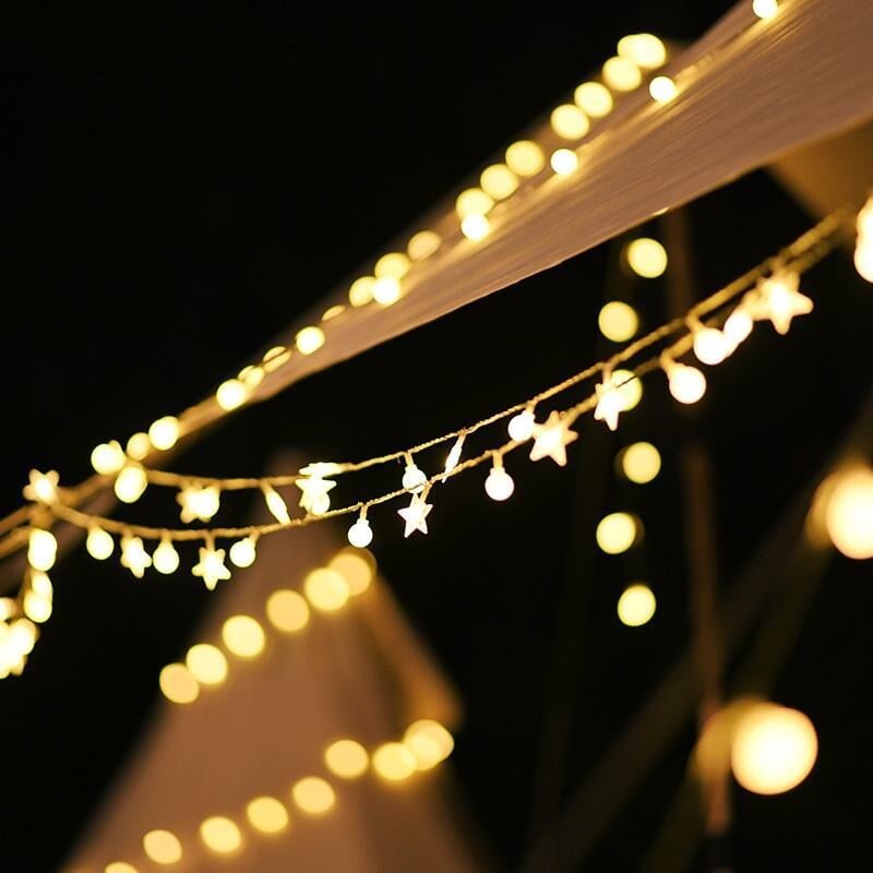 10/20/40/80 Led Globe String Lights Baterijsko vilinsko svjetlo za vrt Božićna svadba Kampiranje Atmosferski dekor