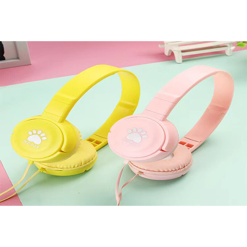 3,5 mm káblové slúchadlá cez uši, prenosné hudobné slúchadlá pre deti, MP4, MP3, smartfóny, notebooky, 100 g káblové slúchadlá, ergonomický dizajn