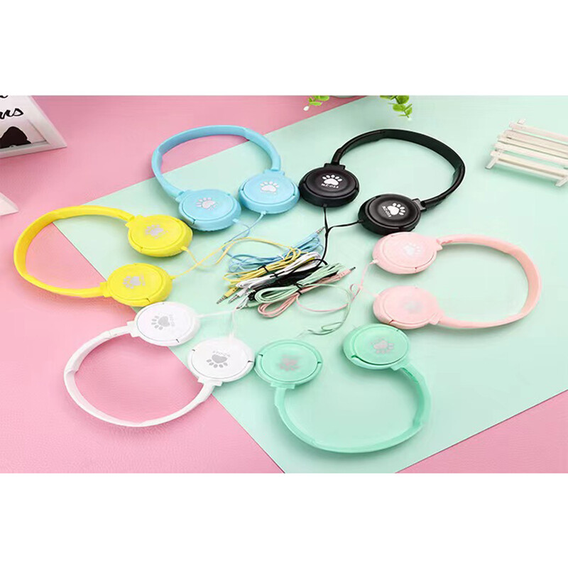3,5 mm káblové slúchadlá cez uši, prenosné hudobné slúchadlá pre deti, MP4, MP3, smartfóny, notebooky, 100 g káblové slúchadlá, ergonomický dizajn