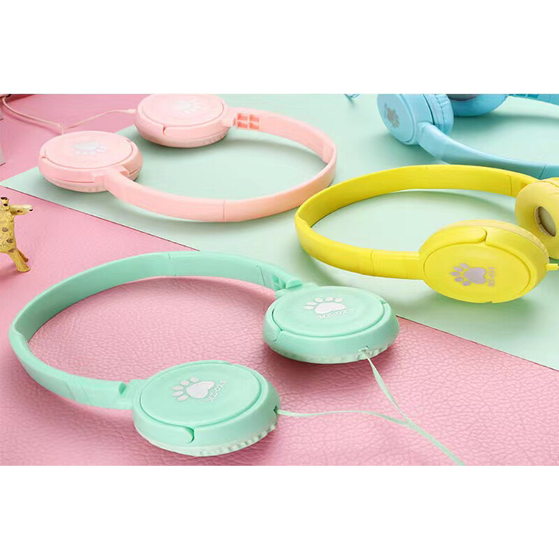 3,5 mm káblové slúchadlá cez uši, prenosné hudobné slúchadlá pre deti, MP4, MP3, smartfóny, notebooky, 100 g káblové slúchadlá, ergonomický dizajn