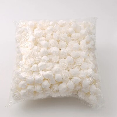 kb 480db-500db/3cm Mini PE hab rózsa virágfej mesterséges rózsa virágok kézzel készített barkácsparti esküvői lakberendezés