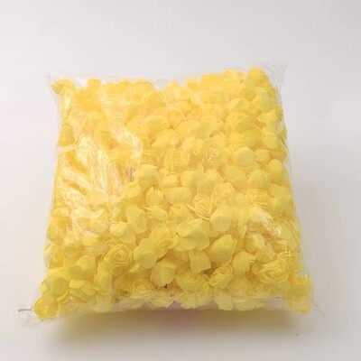 kb 480db-500db/3cm Mini PE hab rózsa virágfej mesterséges rózsa virágok kézzel készített barkácsparti esküvői lakberendezés